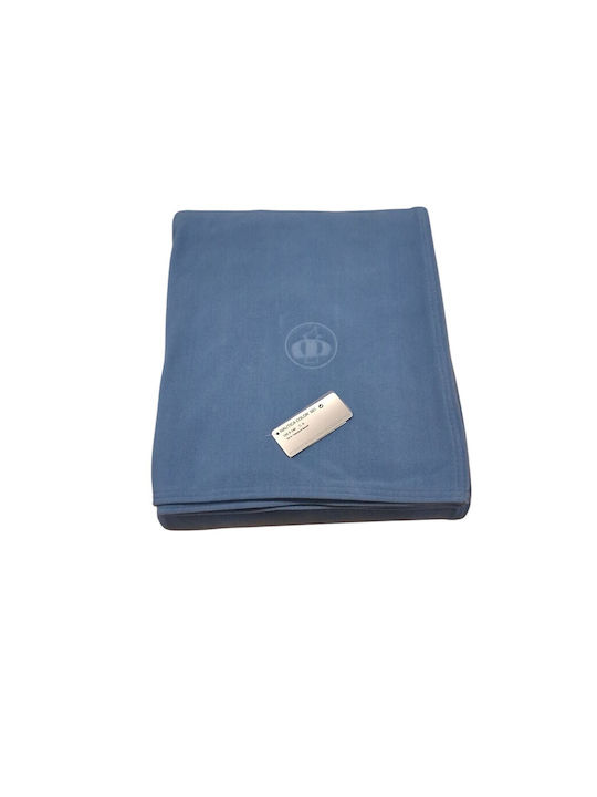 Manterol Casa Nautica Decke Babydecken Fleece Übergröße 220x240cm Hellblau
