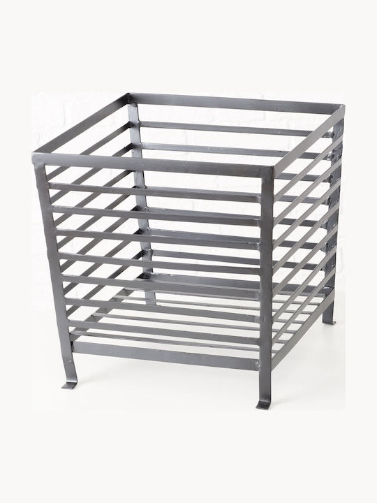 MSA Metallisch Box Holzlagerung 40.5x40.5x40cm Schwarz