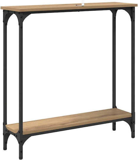 Κονσόλα Μεταλλική Artisan Oak Μ75xΠ22.5xΥ75εκ.