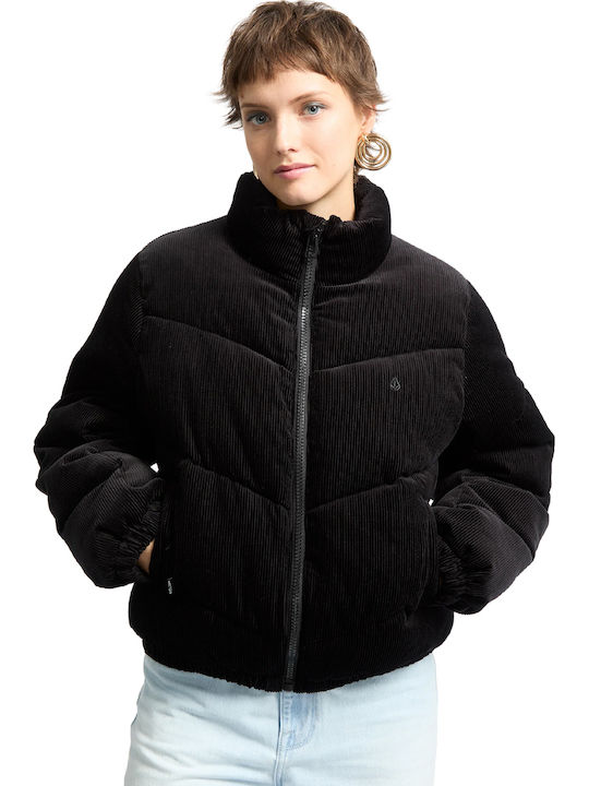 Cord'n Stone Women's Short Lifestyle Jacket for Winter Black