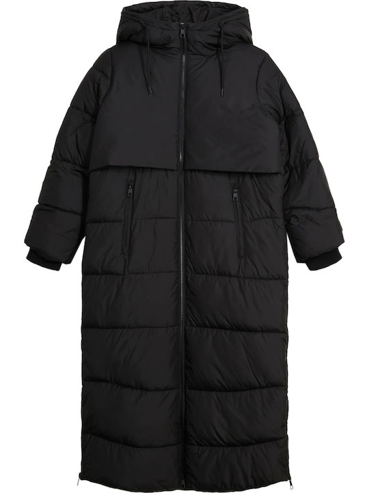 Arctic Lungă Jachetă de femei Puffer Negru