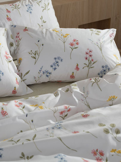 Sunshine Sheet Sets Double 200x270cm. Feelings Multicolour 4pcs