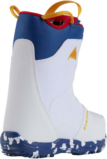 Burton Mini Grom Kids Snowboard Boots White