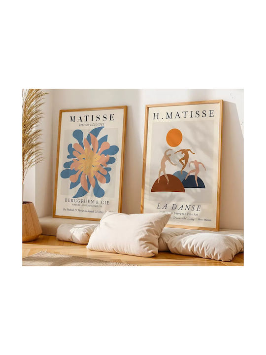 Poster Matisse Berggruen & Cie Art030 21cm X 30cm Frame Dark Natural Wood Brown