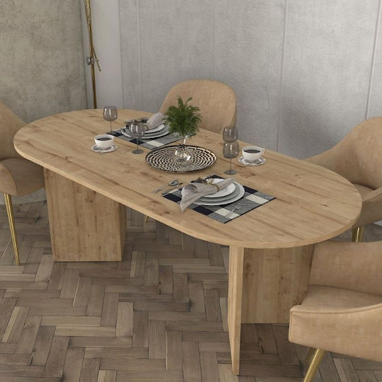 Cortado Τραπέζι Τραπεζαρίας Ξύλινο Sapphire Oak 200x90x74εκ.