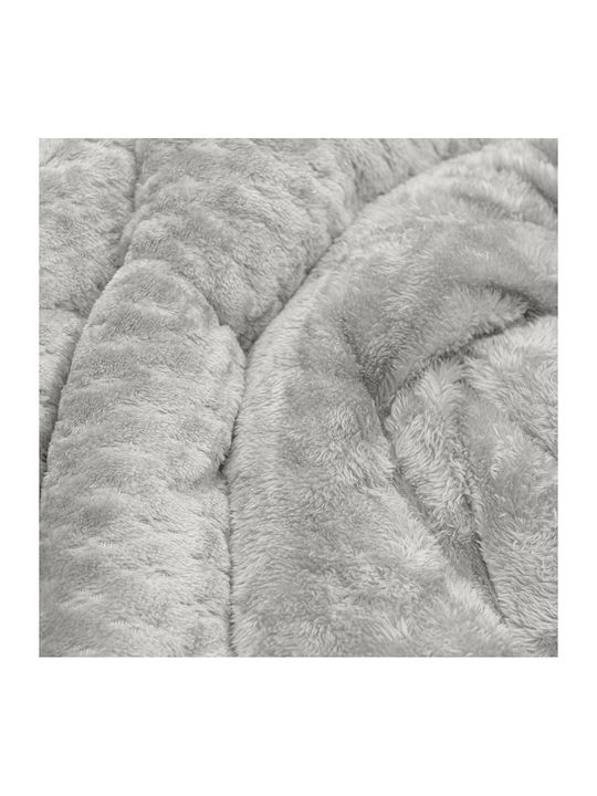Lino Home Duvet Cover Queen 220x240cm Lofti Silver