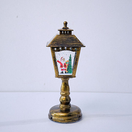 Christmas Decorative Traffic Light Lighted with Santa Claus