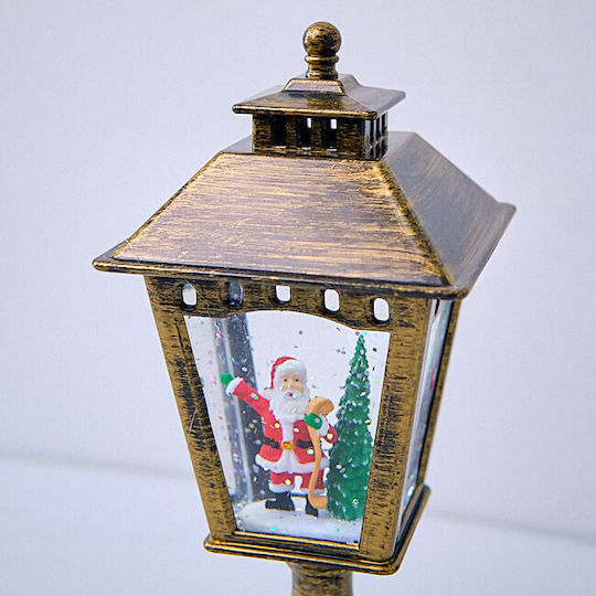 Christmas Decorative Traffic Light Lighted with Santa Claus