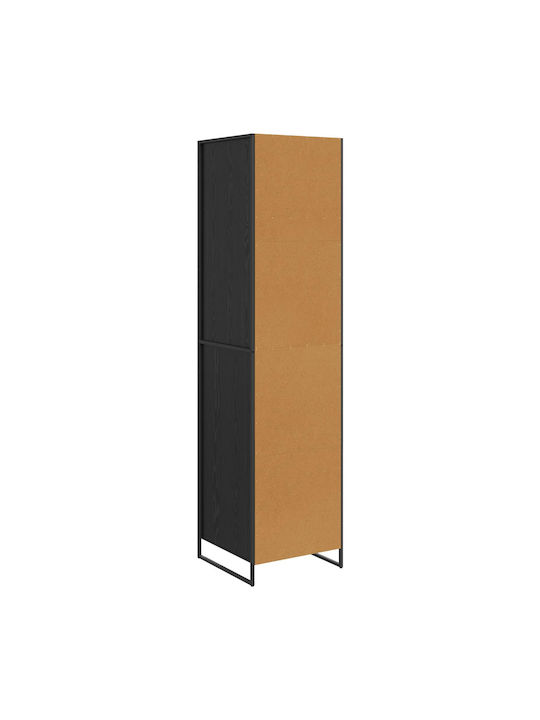 Doppeltür Kleiderschrank Black 50x50x200cm
