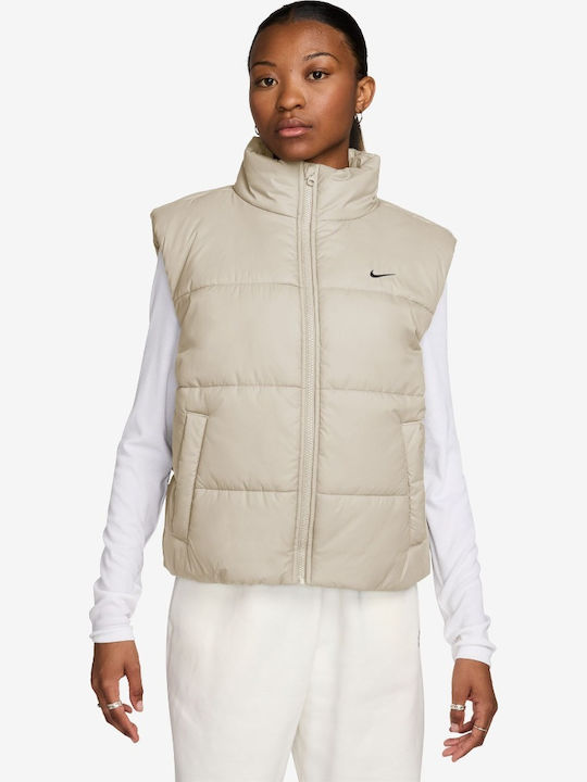 Sportswear Scurtă Jachetă de femei Fără mâneci Puffer Graphite
