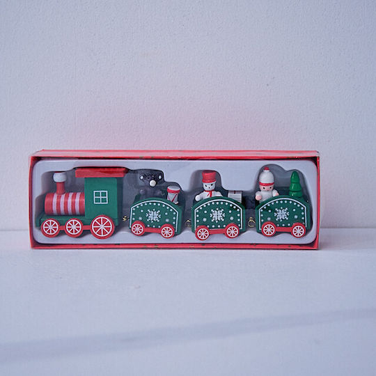 Decorațiune De Crăciun Trenuleț Verde Pasageri