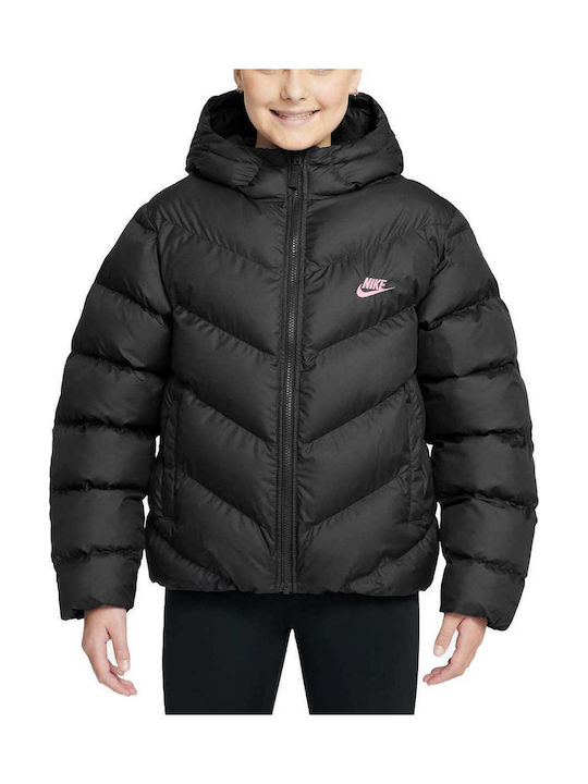 Sport Kinderjacken & Winterjacken Lang mit Futter & Kapuzen-Grau
