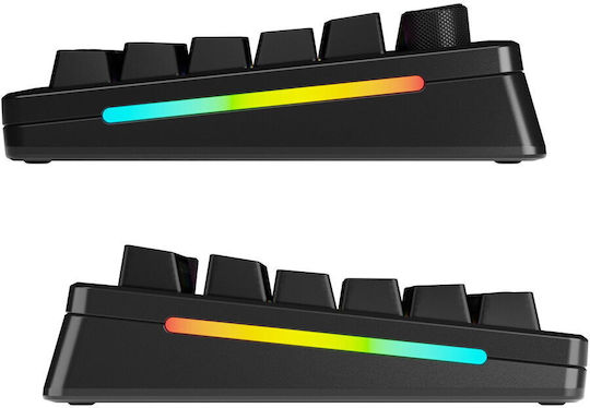 Glorious PC Gaming Race GMMK 3 Fără fir Gaming Tastatură Mecanică 75% cu Glorious Fox comutatoare și iluminare RGB (Engleză US)