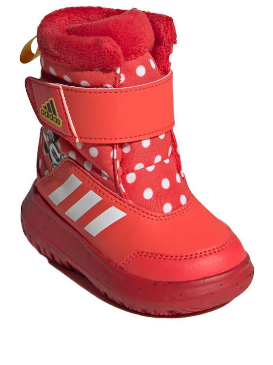 Winterplay x Disney Kids Snow Boots with Velcro Bright Red / Cloud White / Better Scarlet