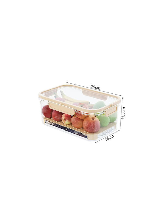Verk Group Vază Utilizare Generală cu Capac Plastic Transparent 16x11.5cm 1 Bucată