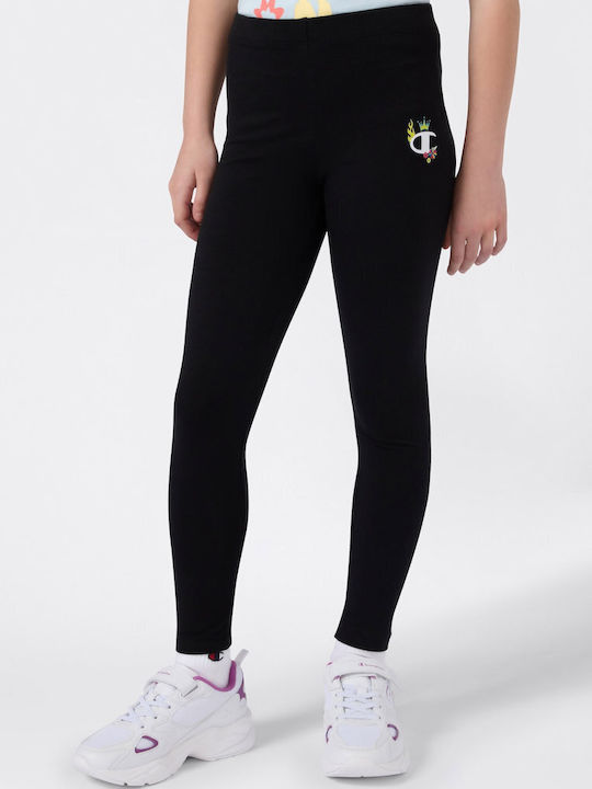 Kinder Leggings Lang Schwarz
