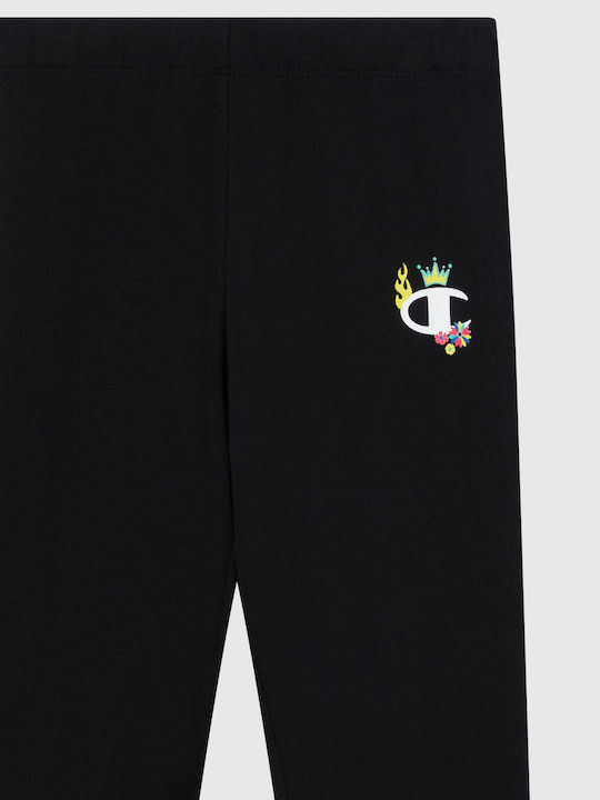 Kinder Leggings Lang Schwarz