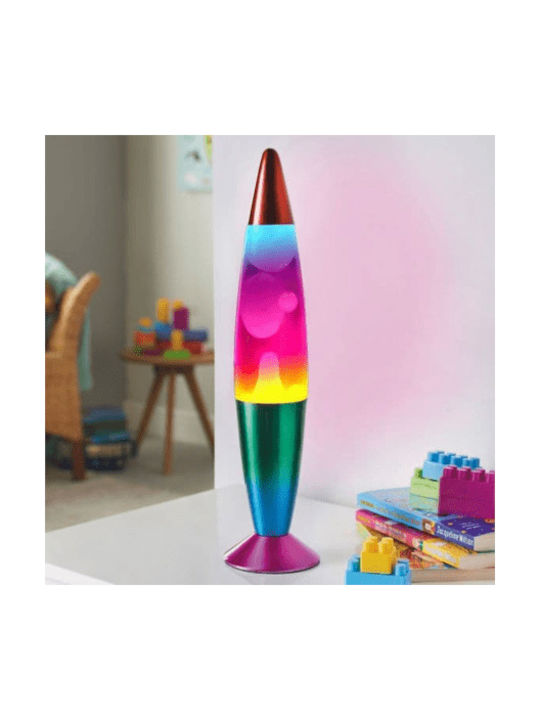 Romvous Διακοσμητικό Φωτιστικό E14 Lava Lamp 39x39εκ.