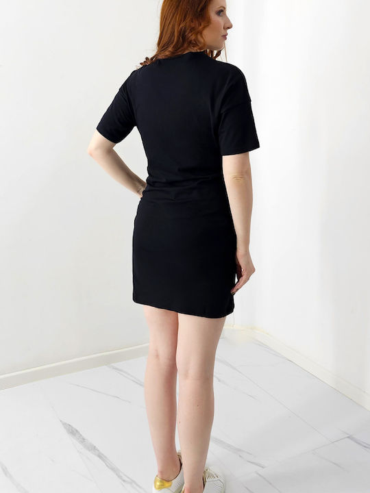 Καλοκαιρινό Mini Φόρεμα Temptation Black