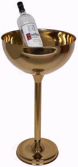 Yuk Champagnergläser mit Sockel Inox 25Es mit Höhe 92cm Gold