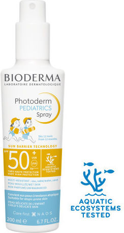 Bioderma Photoderm Kid Waterproof Kids Sunscreen Spray SPF50 200ml