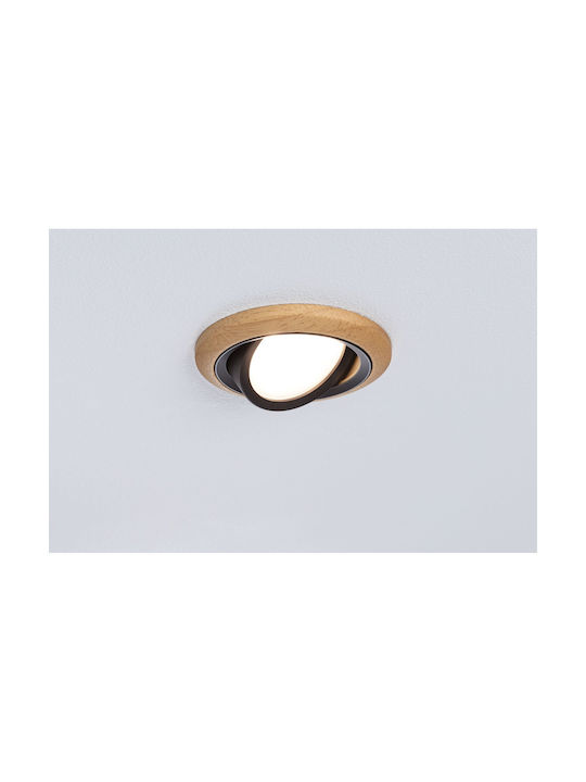 Paulmann Deckenleuchte Schwarz mit Integrierter LED