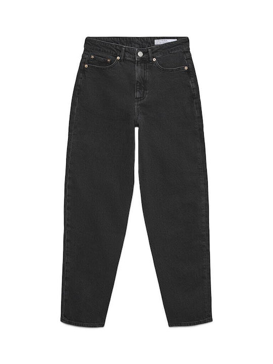 Jean Damă High Rise Fit Mama Gri