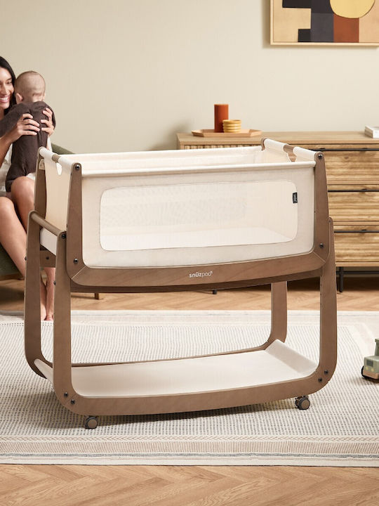 Snuz Cradle Snuzpod5 with Mattress Brown