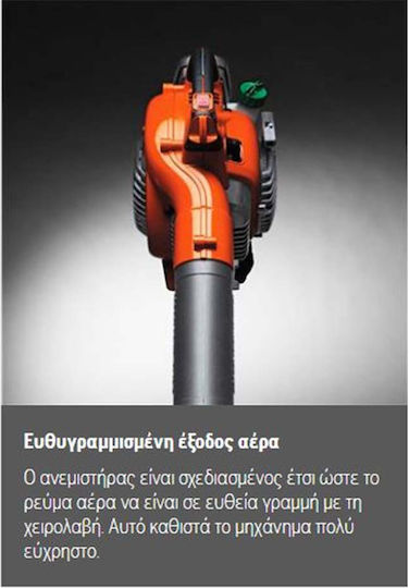 Husqvarna 125B Suflantă / Aspirator De Mână Pe Benzină 28cc