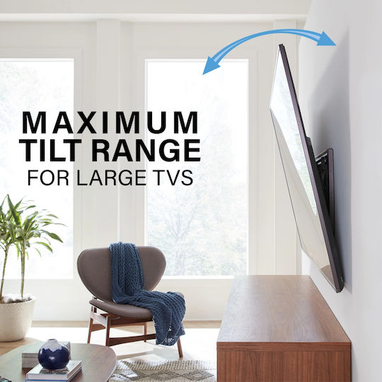 Universal Extendable Wall Tv Mount Sanus 106-229 Cm Black
