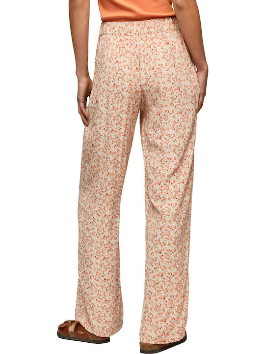 Arlette Women's Fabric Trousers Floral