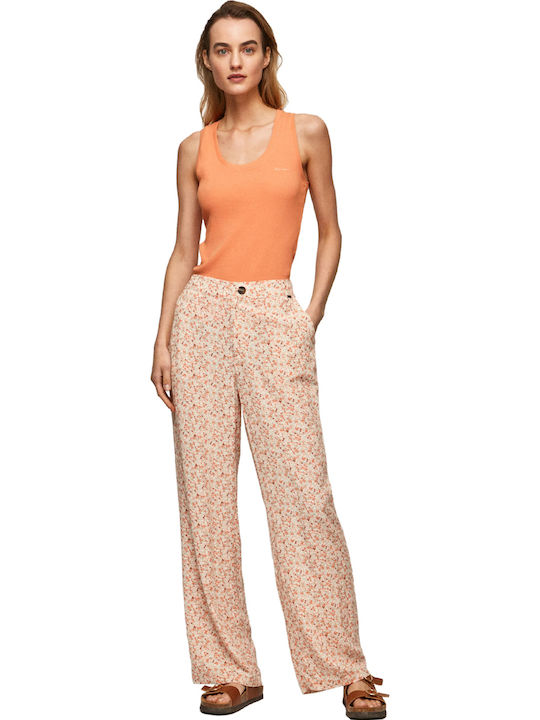 Arlette Women's Fabric Trousers Floral