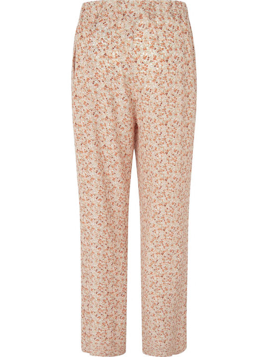 Arlette Women's Fabric Trousers Floral