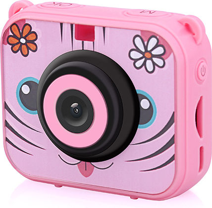 Smartic Sport Video Kamera Unterwasser Digitalkamera Kinder 2.0" Full HD Rosa