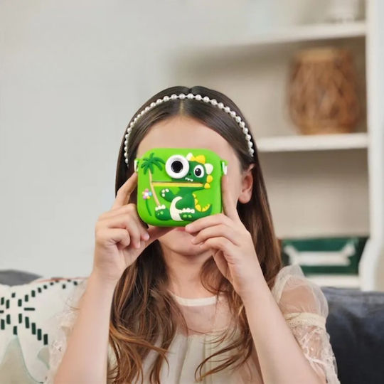 Cameră Pentru Copii Smartic Full HD 1080p Rezoluție Baterie 800mAh Ecran 2.4 Inch Card Memorie 32 Gb Funcție Imprimare Instantă Un Joc Integrat 3 Role Imprimare Mp3 Mod Selfie 5