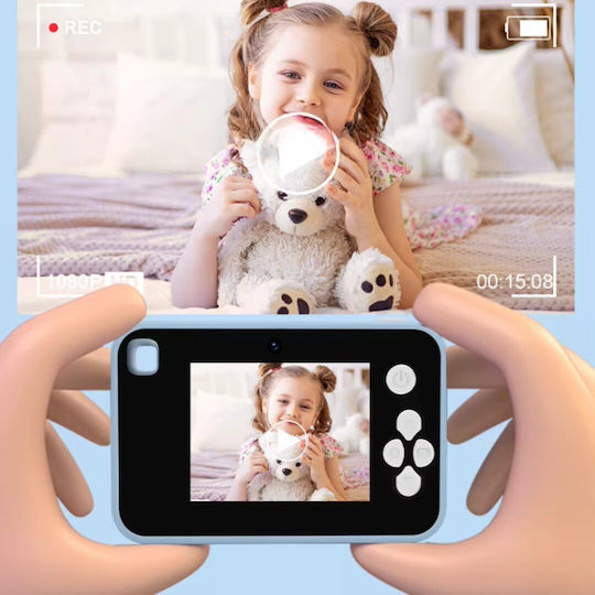Cameră Pentru Copii Smartic Hd Rezoluție 1080p Baterie 600mah Ecran 2.4 Inch Card Memorie 32 Gb Jocuri Incorporate Mp3 Mod Selfie Usb Type-c Violet