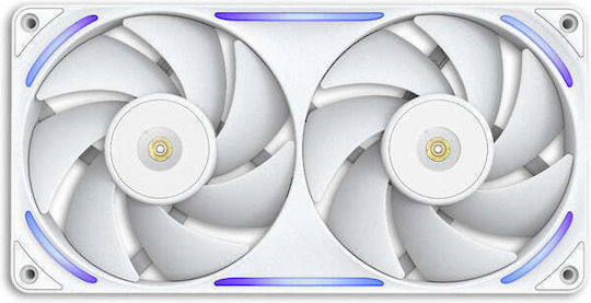 NZXT F240X Case Fans 3100rpm 104cfm RGB White Lighting