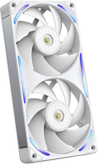 NZXT F240X Case Fans 3100rpm 104cfm RGB White Lighting