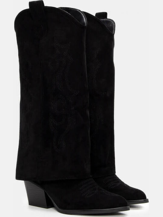 Damenstiefel Cowboy Schwarz