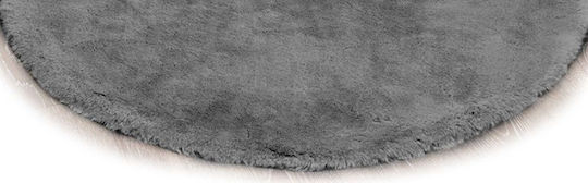 Χαλί Αντιολισθητικό Φ90cm Silver (light Grey)