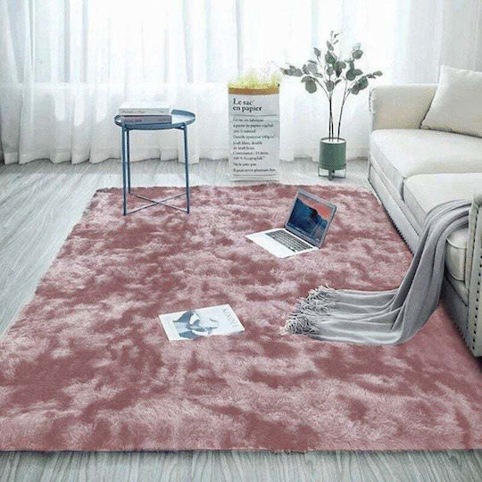 Strado Carpets Αντιολισθητικό Χαλί Ορθογώνιο Shaggy Pink 200x300cm