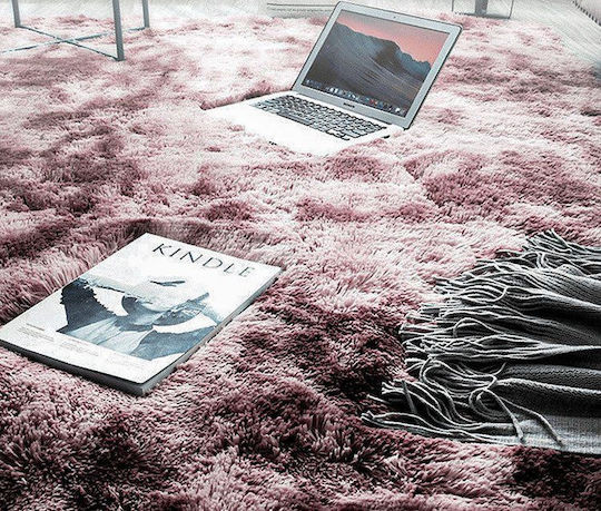 Strado Carpets Αντιολισθητικό Χαλί Ορθογώνιο Shaggy Pink 200x300cm
