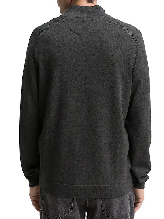 Basic Long Sleeve Gray Sweater