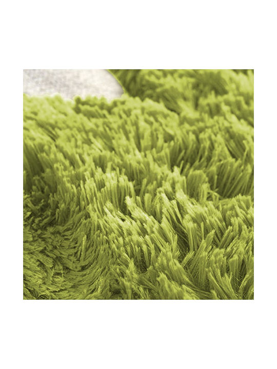 Living Room Rug Shaggy 160x220 Green Universal