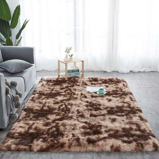 Strado Carpets Χαλί Ορθογώνιο Shaggy Brown 60x120cm