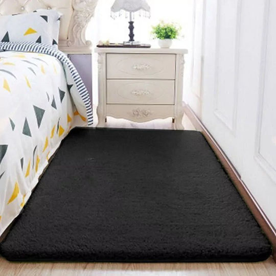 Strado Carpets Teppich Rechteckig Synthetisch,Polyester/Cotton/Leather Black (czarny)