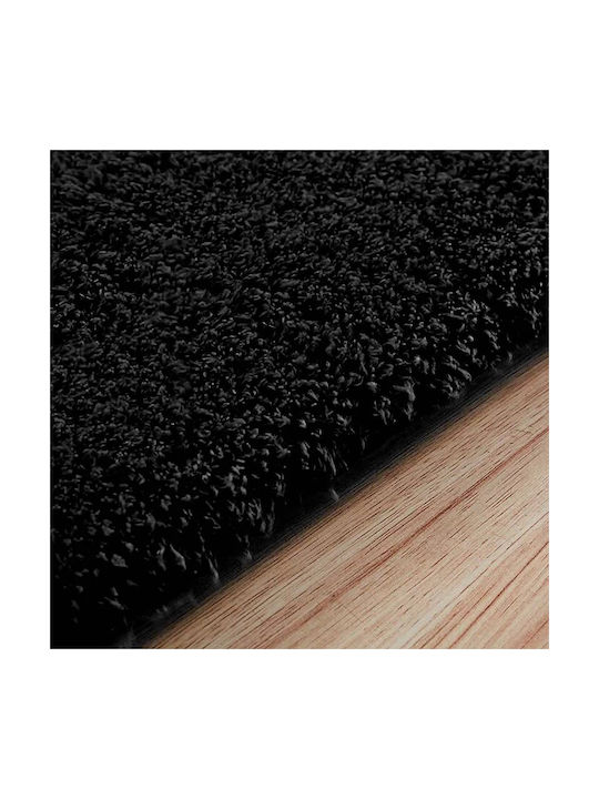Strado Carpets Rug Rectangular Black (czarny)