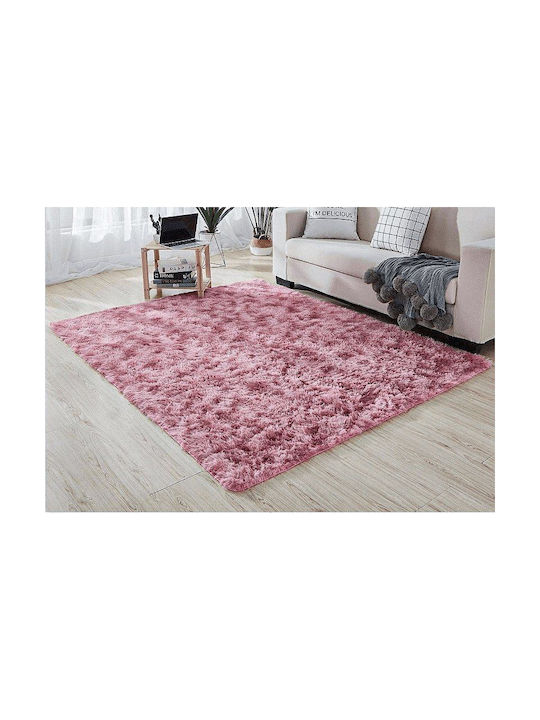 Strado Carpets Αντιολισθητικό Χαλί Ορθογώνιο Shaggy Pink 160x220cm