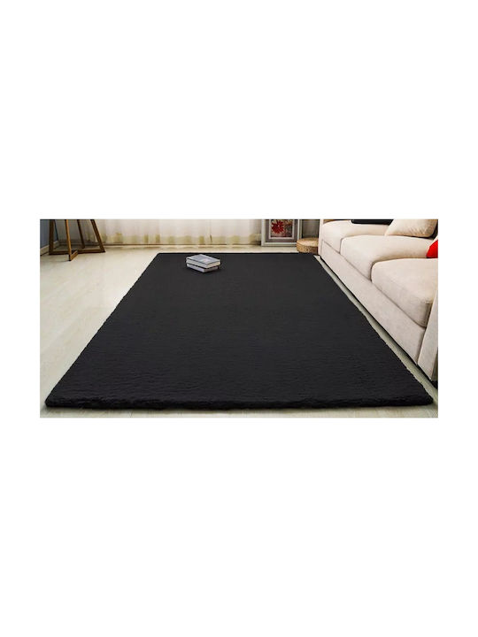 Strado Carpets Rug Rectangular Black