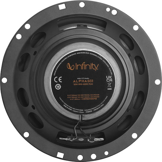 Infinity Boxă Auto Alpha 603 6.5" cu 90W RMS (2 căi)